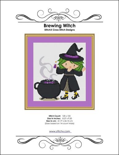 click here to view larger image of Brewing Witch  (chart)