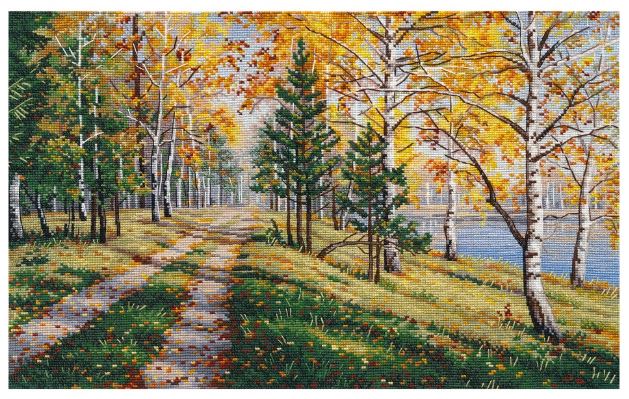 click here to view larger image of Autumn Season (counted cross stitch kit)