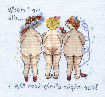 click here to view larger image of When I Am Old I Will Rock Girls Night Out (chart)