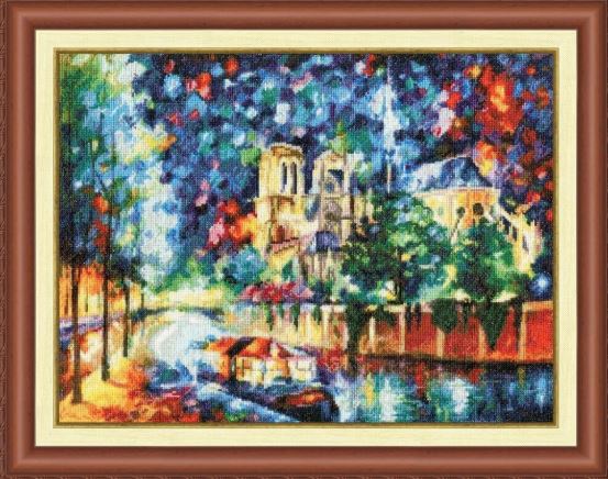 click here to view larger image of Evening Paris (counted cross stitch kit)