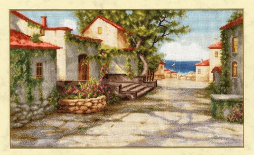 click here to view larger image of Road to the Sea (counted cross stitch kit)