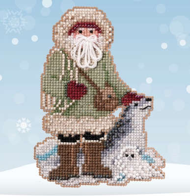 click here to view larger image of Antarctic Santas - Leopard Seal Santa  (2020)  (counted cross stitch kit)