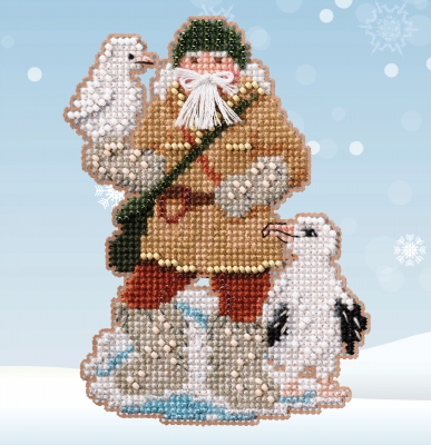 click here to view larger image of Antarctic Santas - Albatross Santa  (2020)  (counted cross stitch kit)
