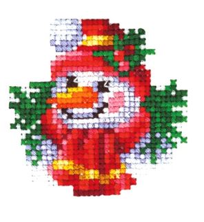 click here to view larger image of Christmas Toys Snowman (counted cross stitch kit)
