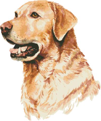 click here to view larger image of Labrador Retriever in Watercolor (chart)