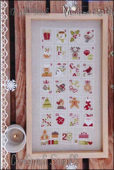 click here to view larger image of Christmas Stamps (chart)