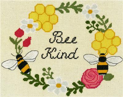 click here to view larger image of Bee Kind - Kristianna Bond (counted cross stitch kit)