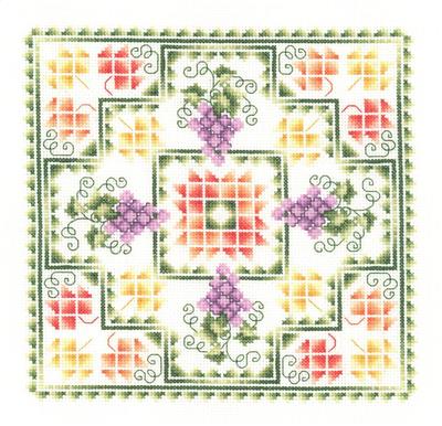 click here to view larger image of Harvest Quilt - Pamela Kellogg (counted cross stitch kit)