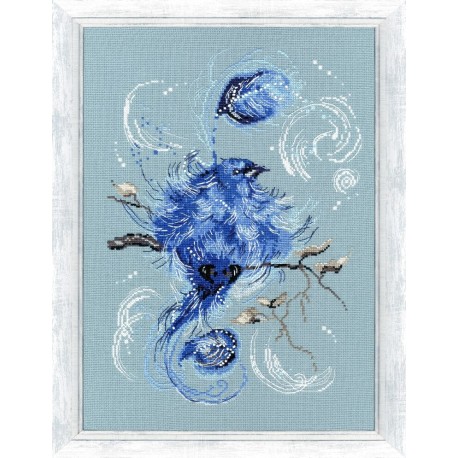 click here to view larger image of Blue Bird (counted cross stitch kit)