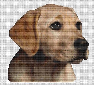 click here to view larger image of Molly - Yellow Lab Pup (chart)