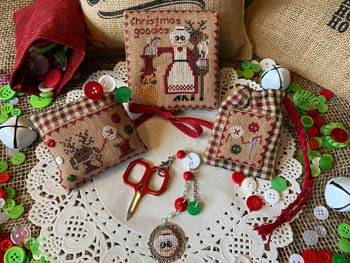 click here to view larger image of Mrs Claus Goodies Sewing Set (chart)