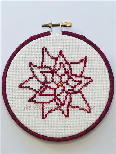 click here to view larger image of Magnificent Minis - Abstract Poinsettia (chart)