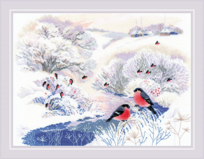 click here to view larger image of Winter River (counted cross stitch kit)
