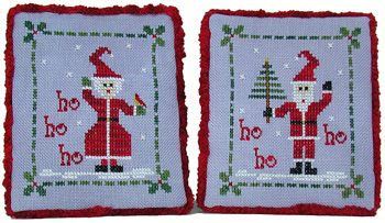 click here to view larger image of Mr and Mrs Claus Ornaments  (chart)