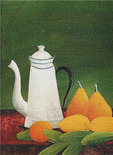 click here to view larger image of Still Life with Teapot and Fruit (chart)
