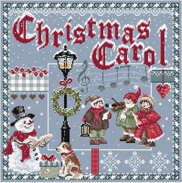 click here to view larger image of Christmas Carol (KIT) - Aida (counted cross stitch kit)