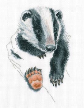 click here to view larger image of In Palms - Badger (counted cross stitch kit)