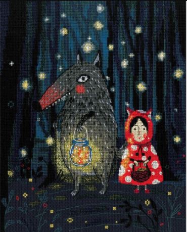 click here to view larger image of Story of Little Red Riding Hood (counted cross stitch kit)