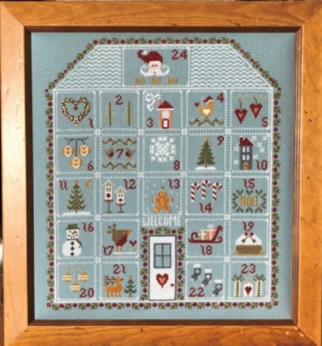 click here to view larger image of Advent House (KIT) Aida (counted cross stitch kit)