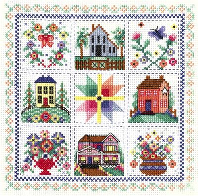 click here to view larger image of Good Neighbors Kit (counted cross stitch kit)