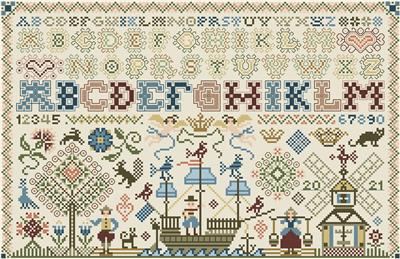click here to view larger image of Dutch Sampler (chart)