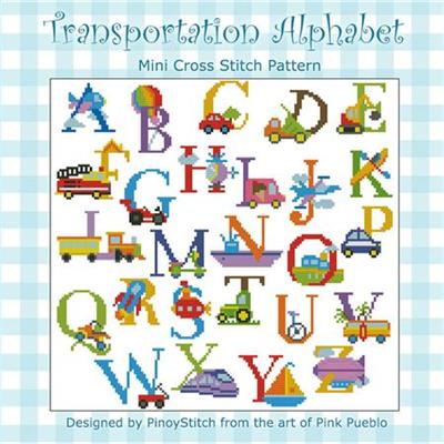 click here to view larger image of Alphabet Transportation Sampler (chart)
