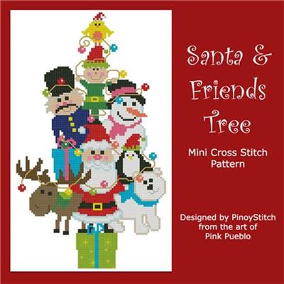 click here to view larger image of Christmas Tree Santa and Friends (chart)