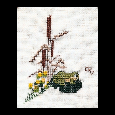 click here to view larger image of Frog (counted cross stitch kit)