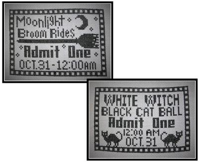 click here to view larger image of Halloween Tickets (chart)