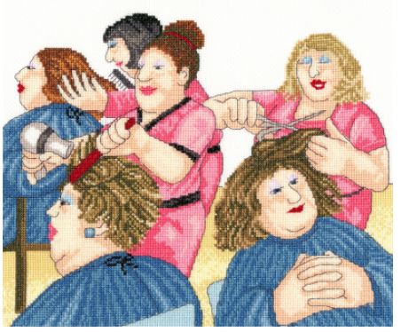 click here to view larger image of Hair with Flair (counted cross stitch kit)