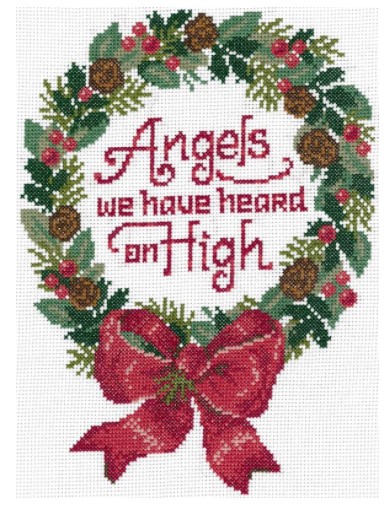 click here to view larger image of Angels We Have Heard on High - Ursula Michael (counted cross stitch kit)