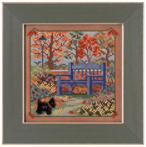 click here to view larger image of Autumn - Country Lane (2022) (counted cross stitch kit)