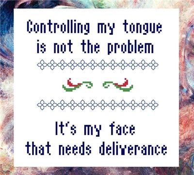 click here to view larger image of Controlling My Tongue (chart)