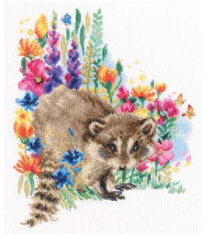 click here to view larger image of One Who Love Flowers II (counted cross stitch kit)