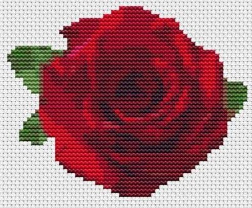 click here to view larger image of Flower Series - Rose (chart)