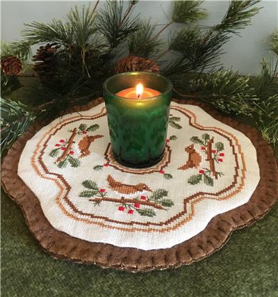 click here to view larger image of Little Candle Mats- Wrens (chart)