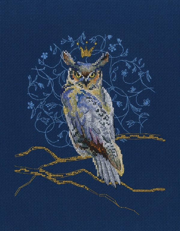click here to view larger image of King Eagle Owl (counted cross stitch kit)