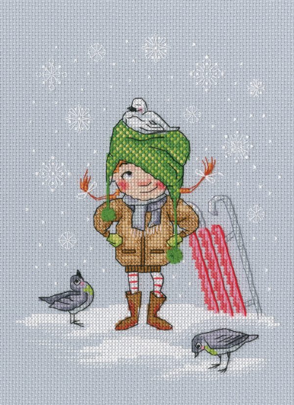 click here to view larger image of Skating M653 (counted cross stitch kit)