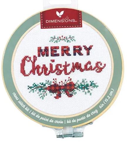 click here to view larger image of Merry Christmas (counted cross stitch kit)
