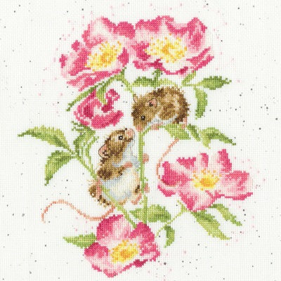 click here to view larger image of Little Whispers - Wrendale Collection (counted cross stitch kit)
