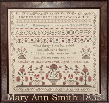 click here to view larger image of Mary Ann Smith 1835 (chart)