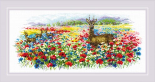 click here to view larger image of Blooming Meadow (counted cross stitch kit)