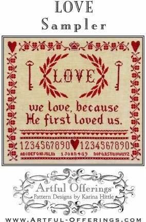 click here to view larger image of Love Sampler (chart)