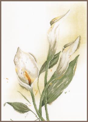click here to view larger image of Calla Lily 30ct (counted cross stitch kit)