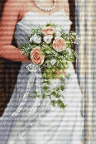 click here to view larger image of Bride, The (counted cross stitch kit)