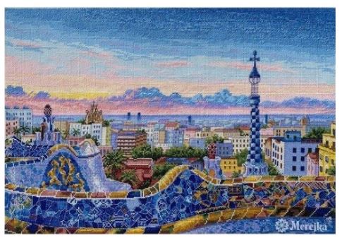 click here to view larger image of Barcelona  (counted cross stitch kit)