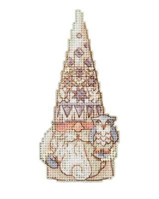 click here to view larger image of Owl Gnome 2023 (counted cross stitch kit)