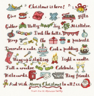 click here to view larger image of Christmas Is Here! (counted cross stitch kit)