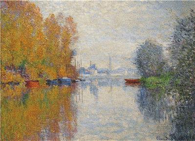 click here to view larger image of Autumn on the Seine at Argenteuil (chart)