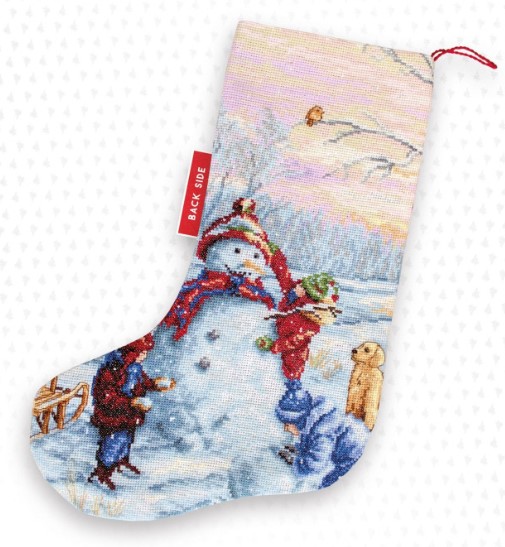click here to view larger image of Christmas Stocking SPM1241 (counted cross stitch kit)